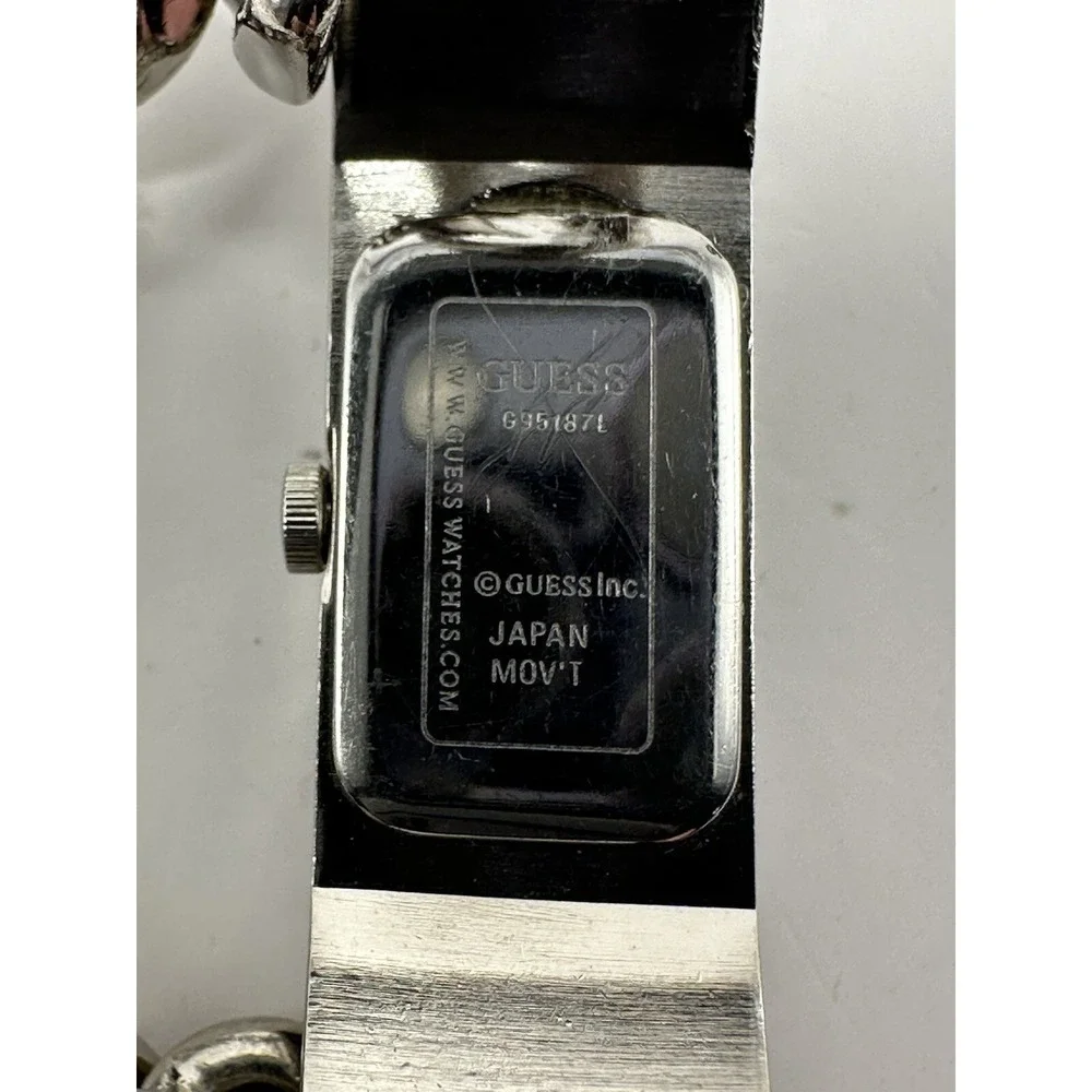 Guess‎ G95187L Ladies Hidden Watch New Battery 13MM 7.25